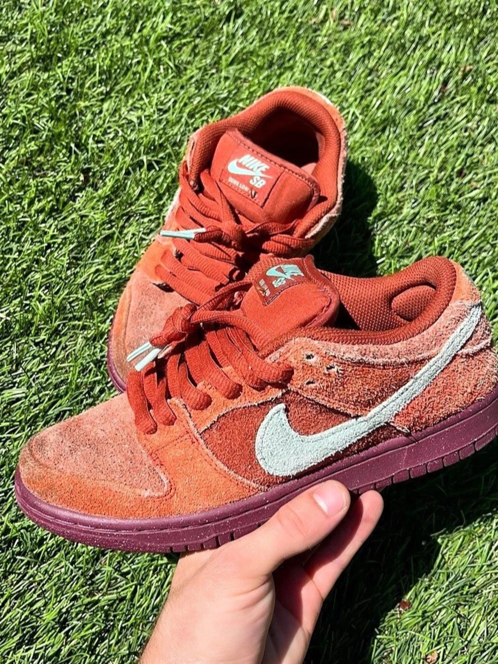 Nike Dunk Low Pro Low Top Sneakers Orange US 4.5